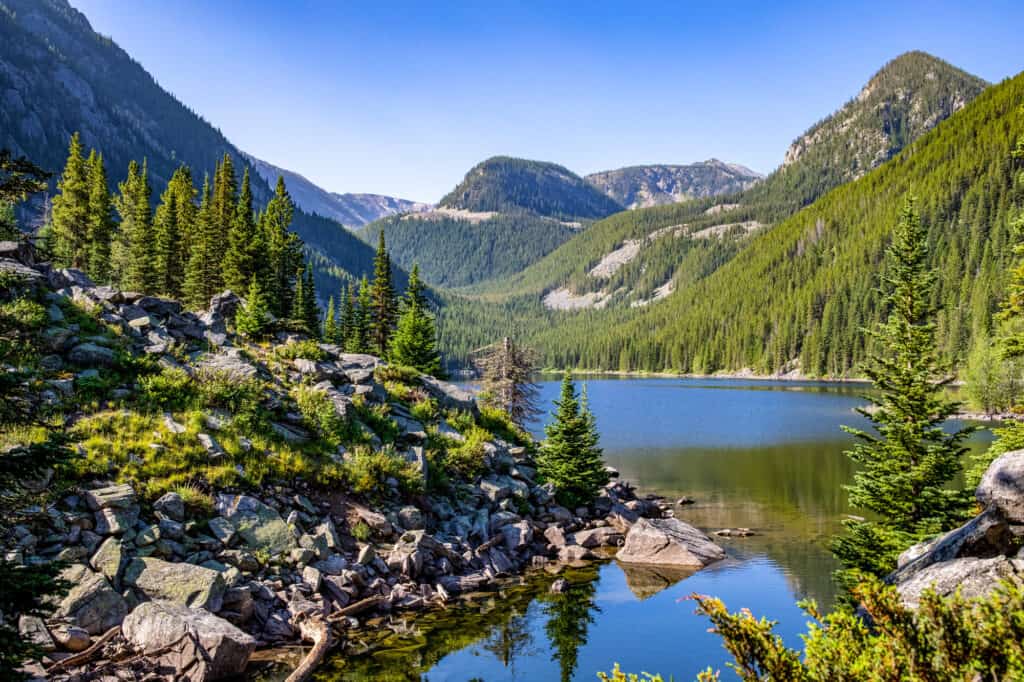 Lava Lake in Montana