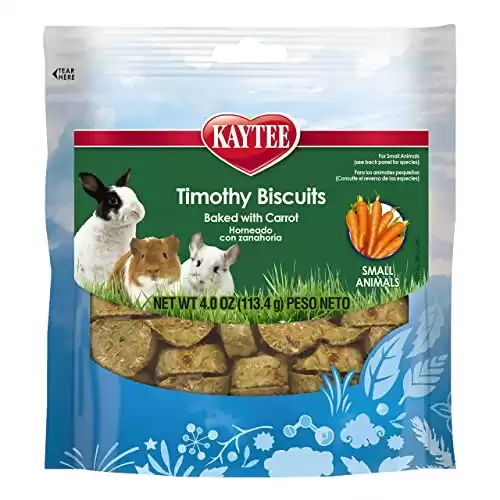 Kaytee Timothy Biscuits Baked Treat, Carrot