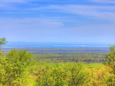 A Discover the Highest Point in Michigan