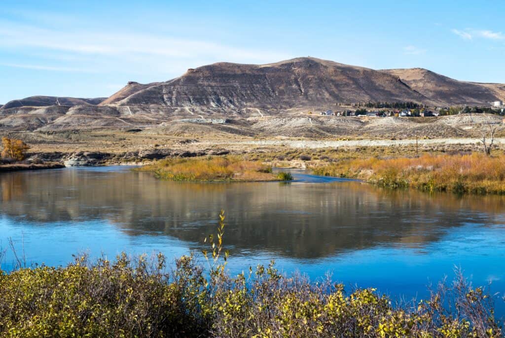 The Green River in Wyoming: Green River, WY 