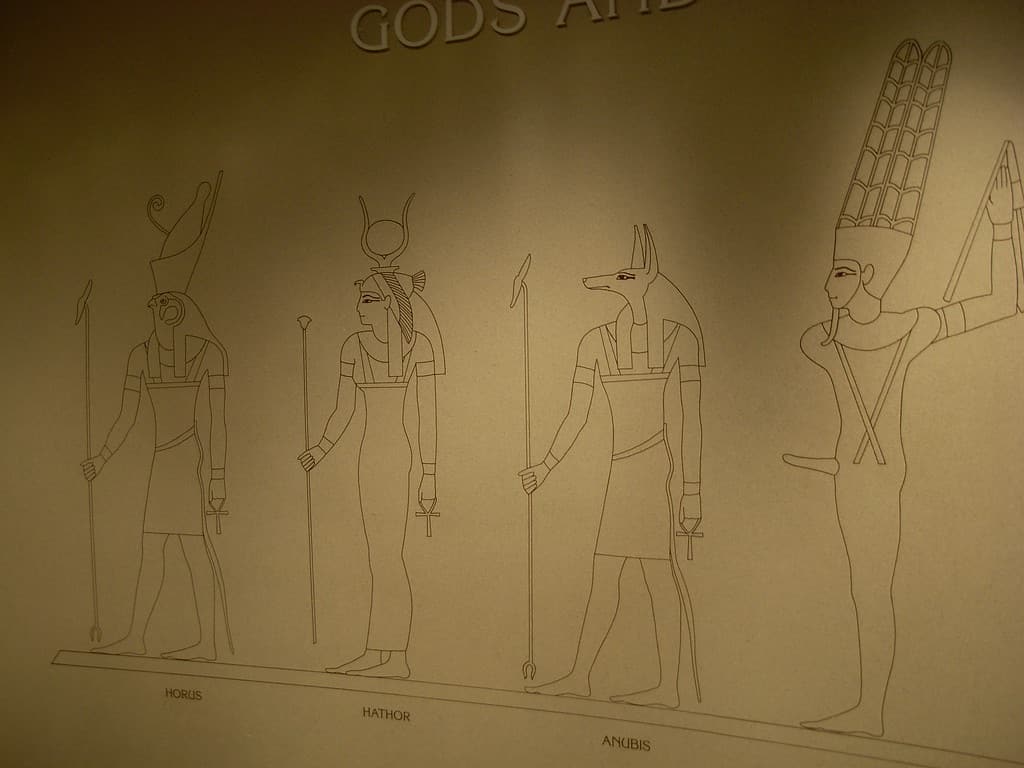 Egyptian gods in the Carnegie Museum of Natural History