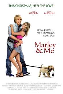 This is a poster for the film Marley & Me".