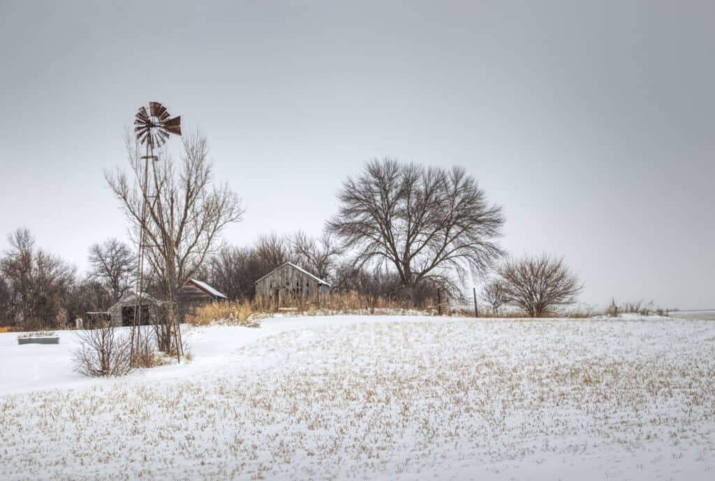 first snow in iowa