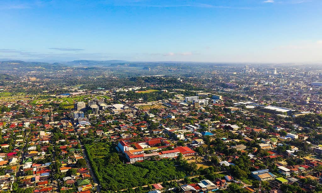 Davao City, Philippines, Above, Aerial View, Architecture