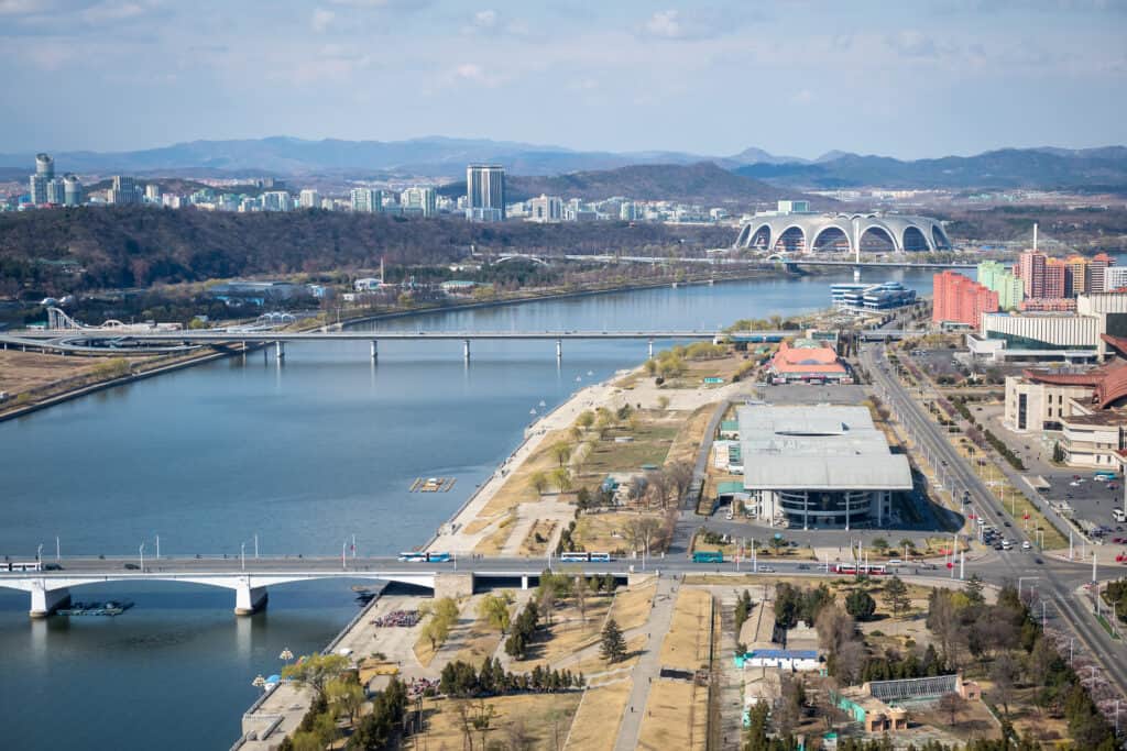 Pyongyang city view, North Korea