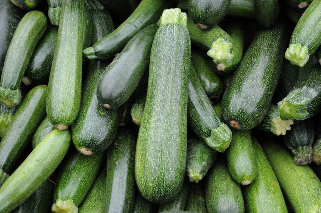 Zucchini is actually a fruit, but it's likely the first food to come to mind when you think of vegetables that start with Z.