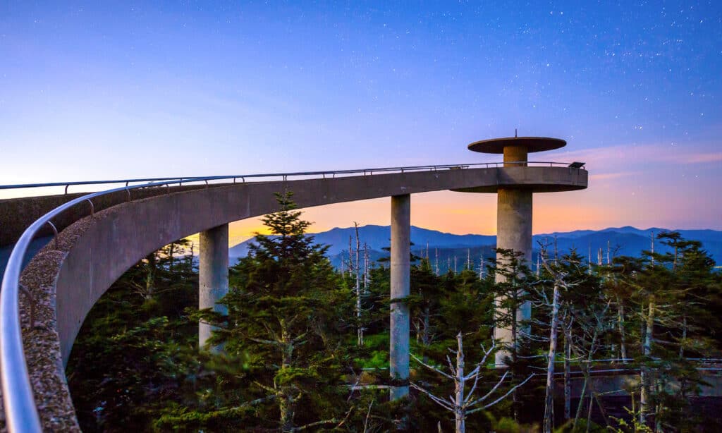 Clingmans Dome, Great Smoky Mountains National Park, Great Smoky Mountains, Tennessee, Gatlinburg