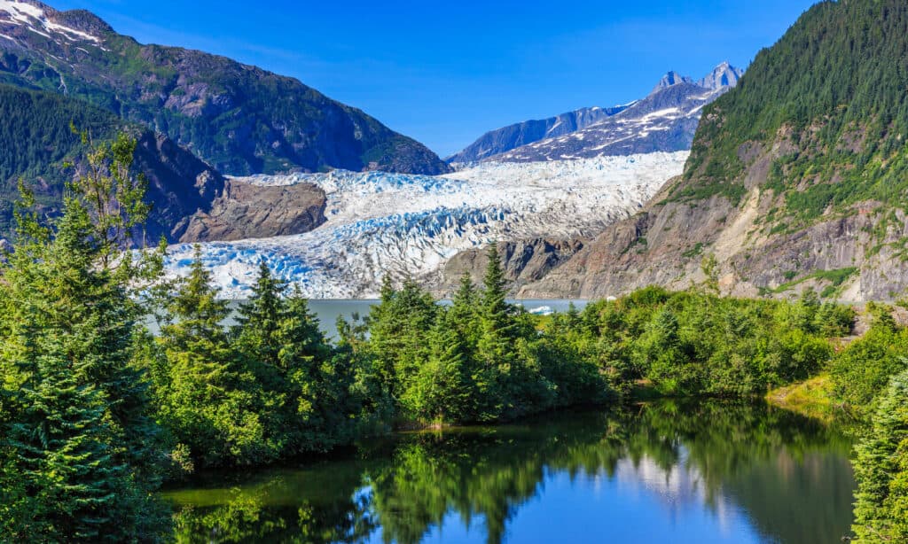 Juneau, Alaska - US State, Mendenhall Glacier, Glacier, Lake