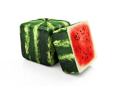 A The Story Behind Japan’s Square Watermelons, and Their Skyhigh Price