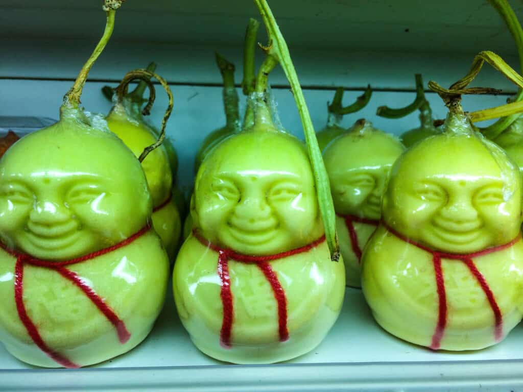 buddha-shaped pears 