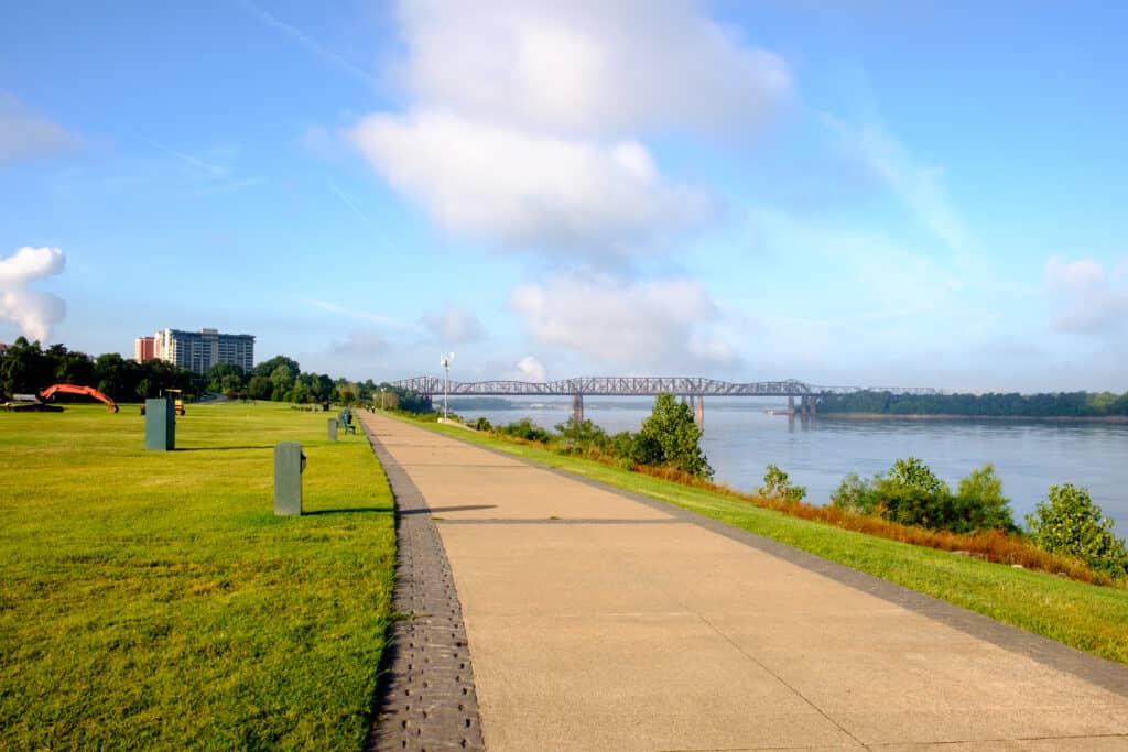 Tom Lee Park in Downtown Memphis, Tennessee