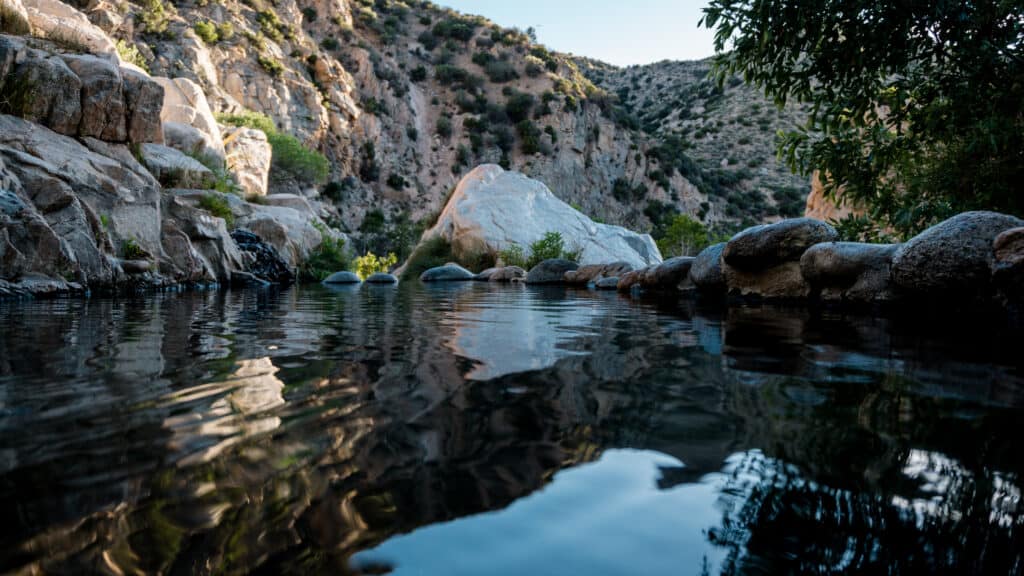 Hot springs can be natural or have man-made elements