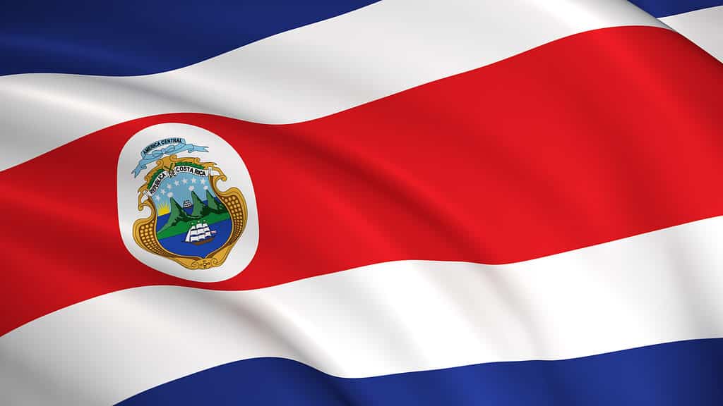 the flag of Costa Rica
