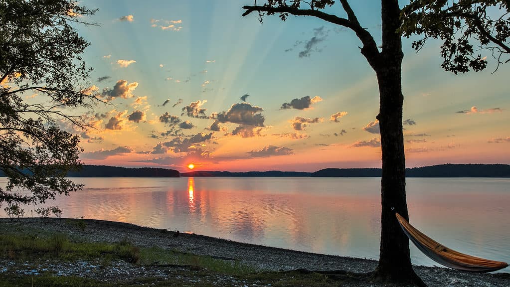 Lake Ouachita in Arkansas.
