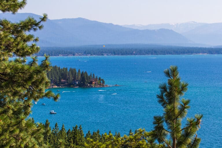 Lake Tahoe in Zephyr Cove, Nevada.