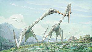 The ‘Titan Wing’ Predator Is So Big It Towers Over a T-Rex Picture