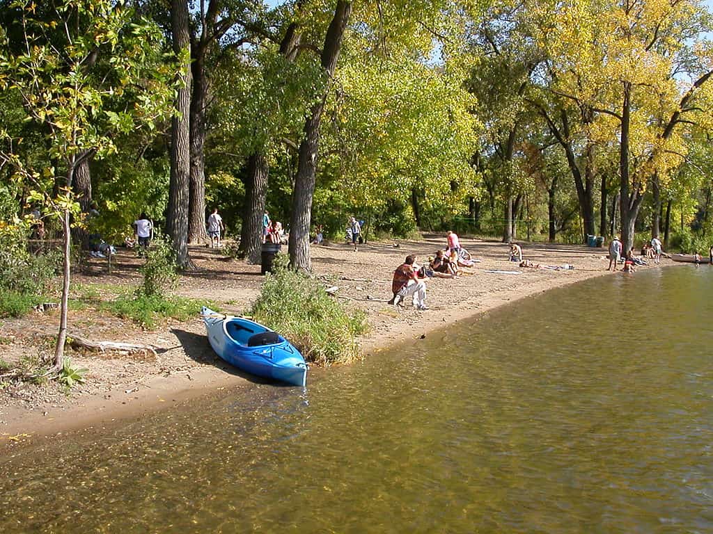 Cedar Lake East Beach, Formerly Hidden Beach, Minneapolis, Minnesota