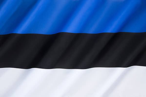 Estonia's flag has three main colors, black, blue, and white. Each stripe represents something unique about the country and its history. 