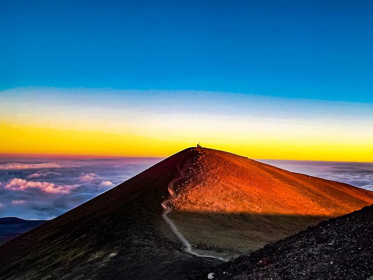 The Summit of Mauna Kea in Hawaii - The Coldest Place in Hawaii