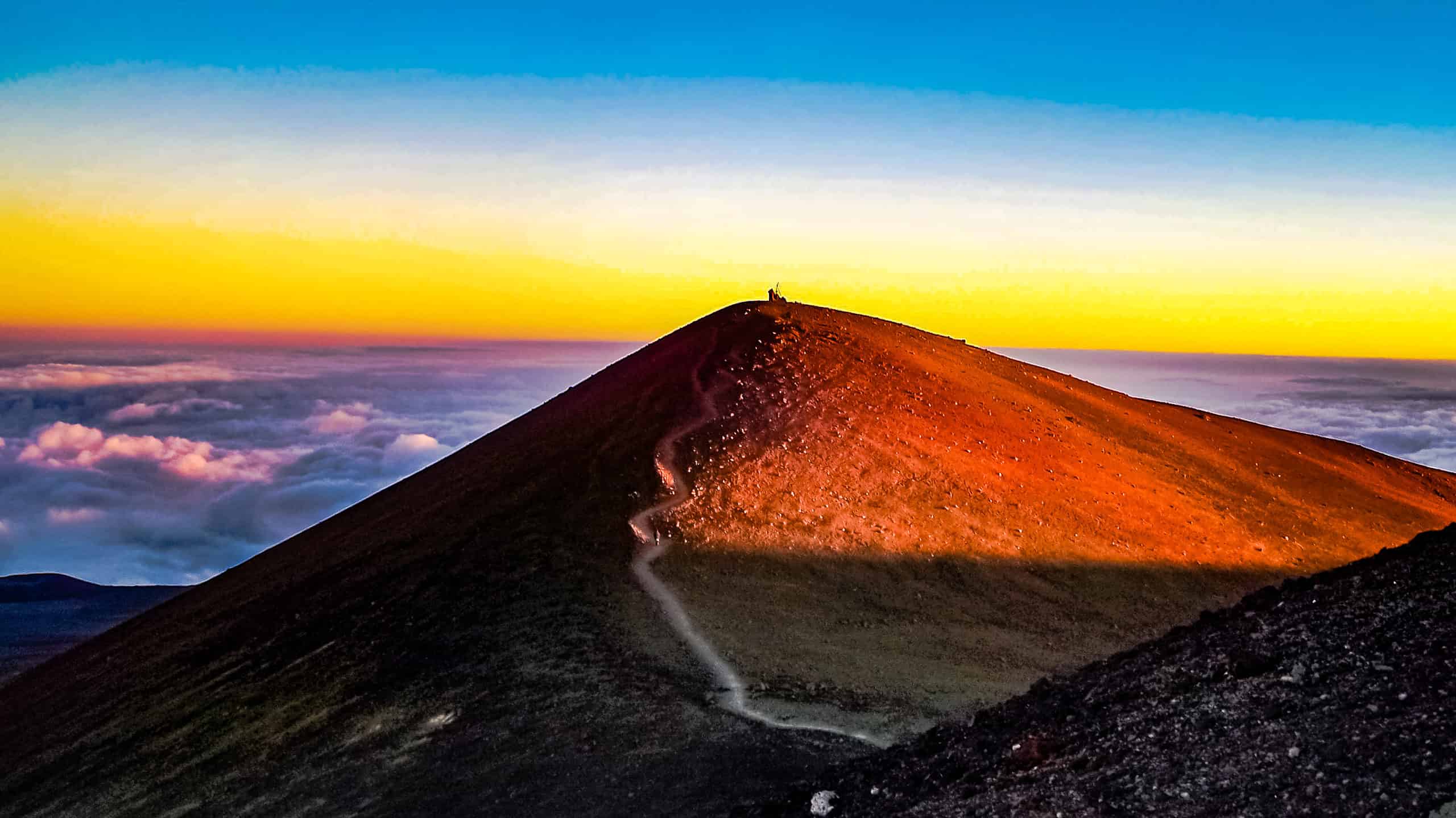 The Summit of Mauna Kea in Hawaii - The Coldest Place in Hawaii