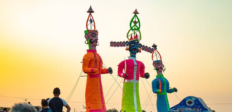 Statues of Ravana - Indian Mythology