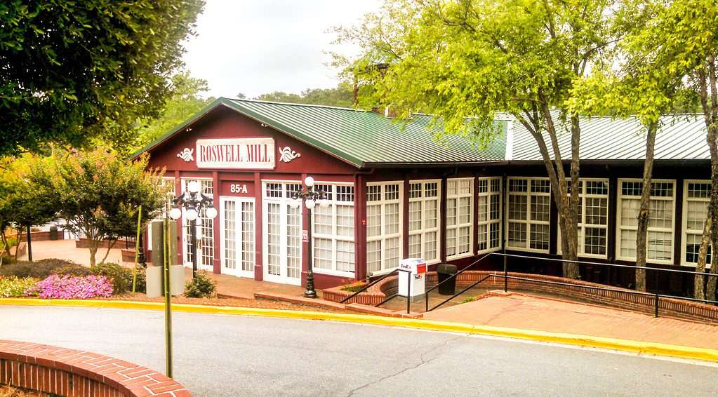 Roswell Mill No. 2 converted to office space in Roswell, Georgia