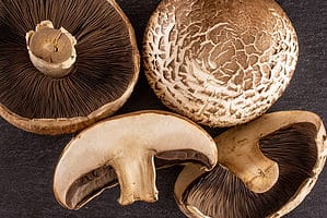 Button Mushrooms vs. Portobello Mushrooms Picture