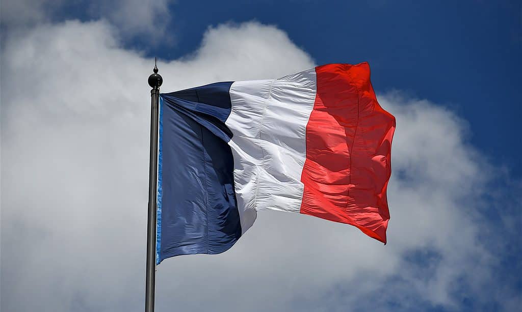 National Flag Of France: Blue, White And Red Vertical Stripes