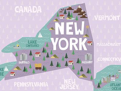 A Where Is New York State? See Its Map Location and Surrounding States