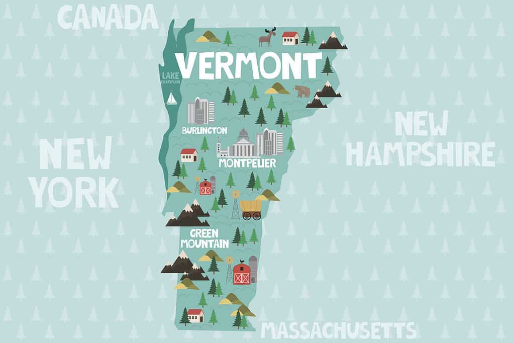 Map of Vermont