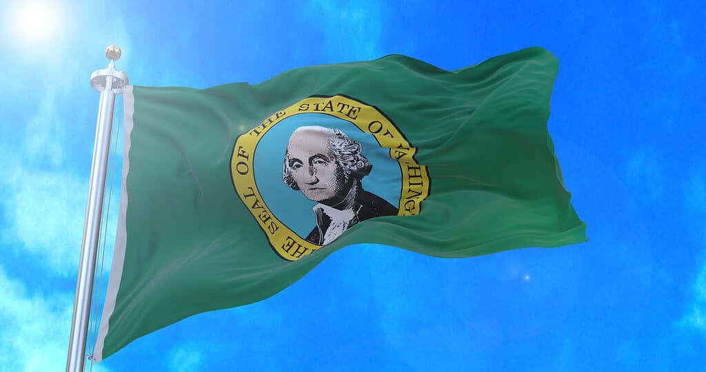 The state flag of Washington