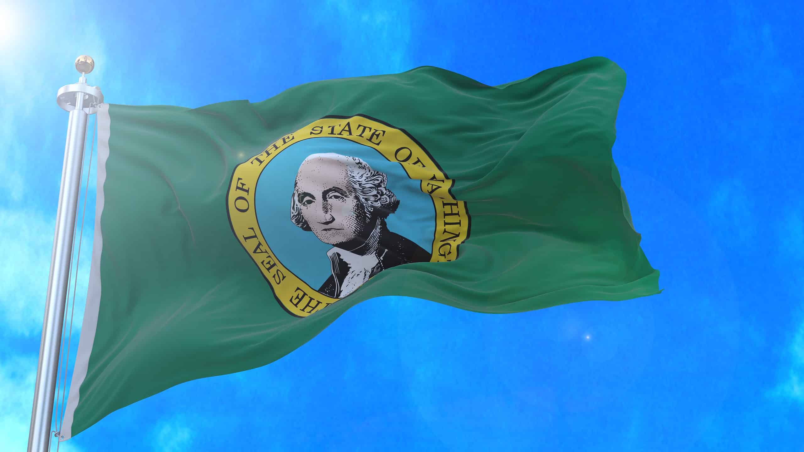 The state flag of Washington
