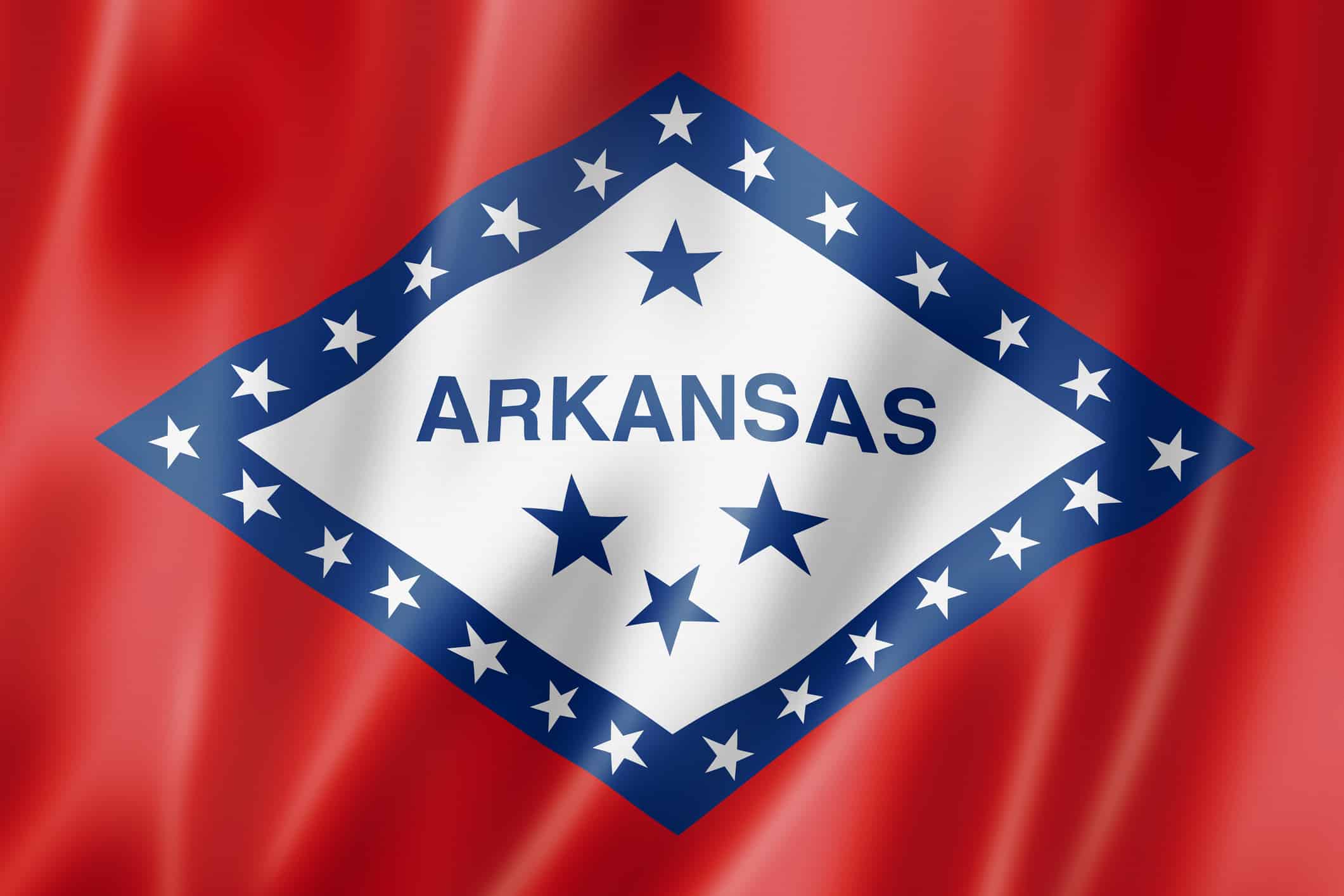 Arkansas flag, USA