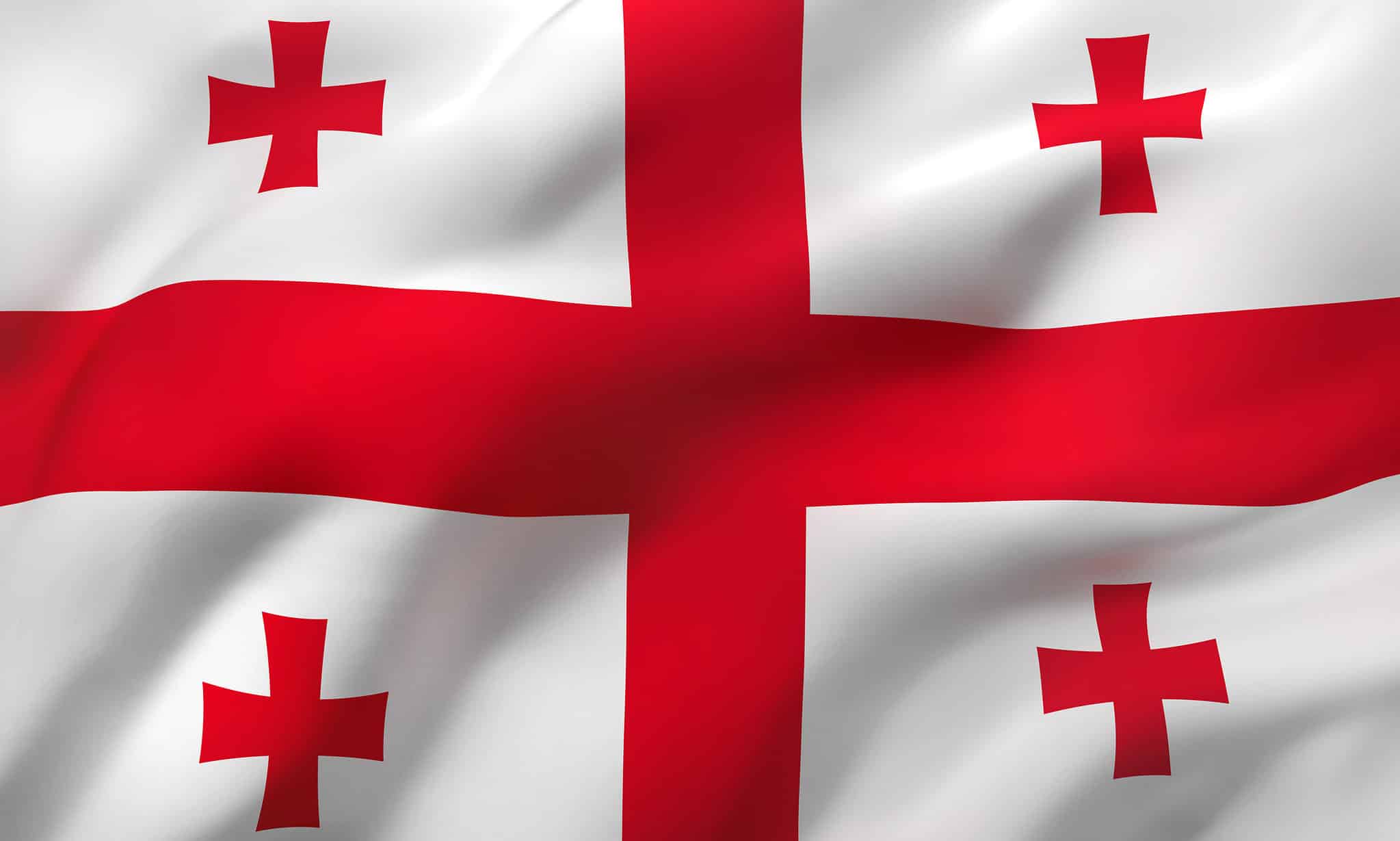 Флаг Грузии фото