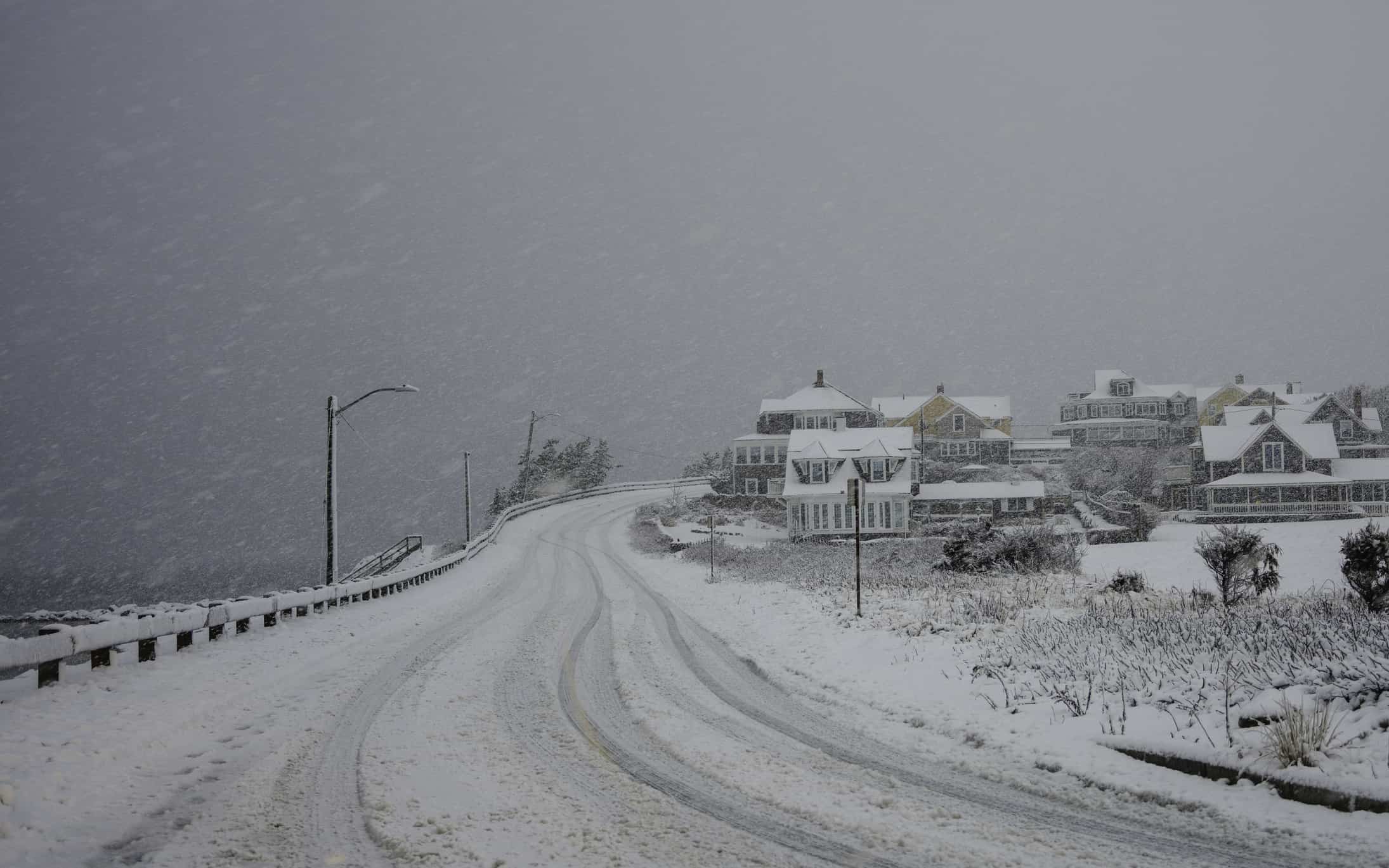 Cape Cod, Massachusetts blizzard