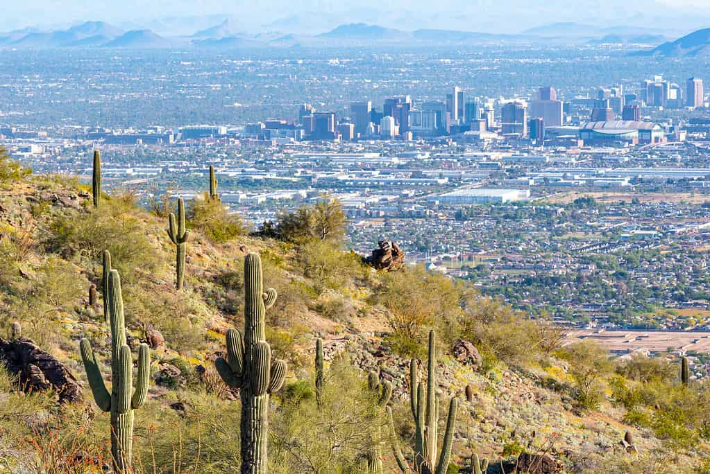 Heat domes in places like Phoenix, Arizona, are exacerbated by urban heat islands. 