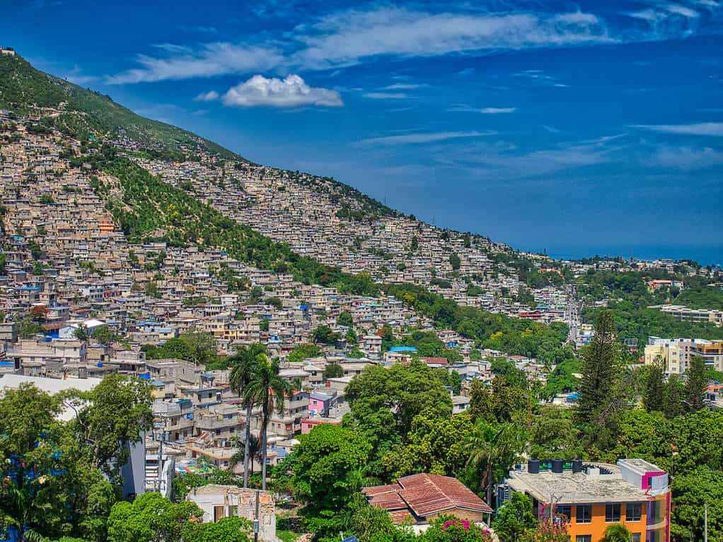 Town off of Port-au-Prince Haiti