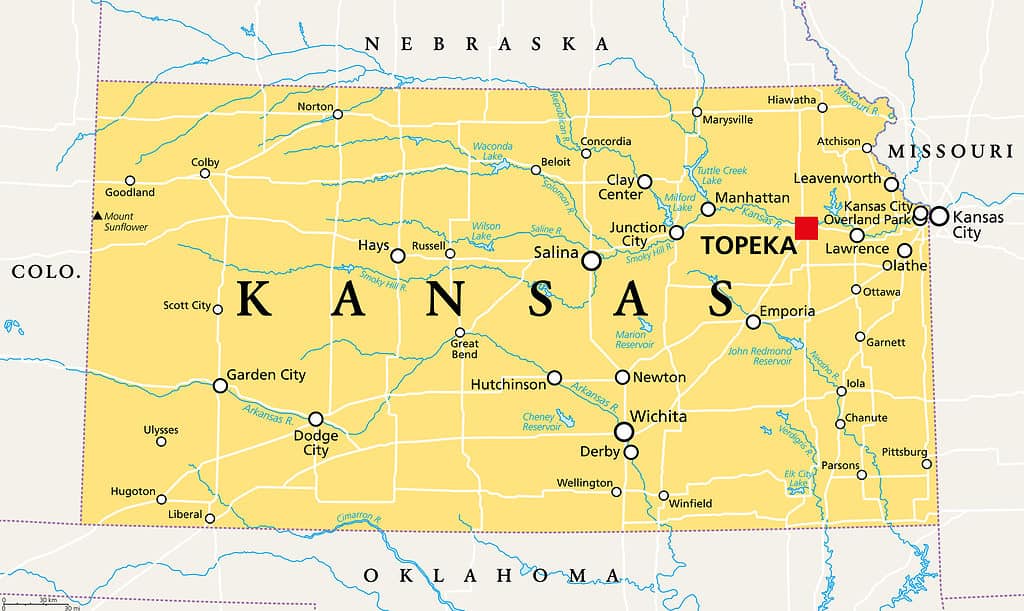 Map of Kansas