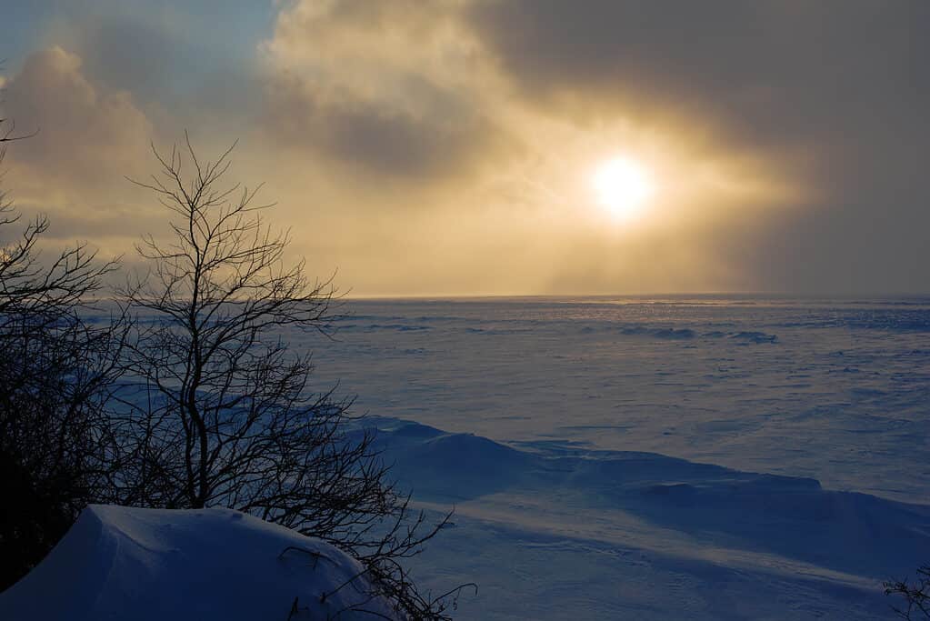 Lake Erie offers ice fishing opportunities for perch