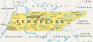 How Tall Is Tennessee? Total Distance North to South Picture