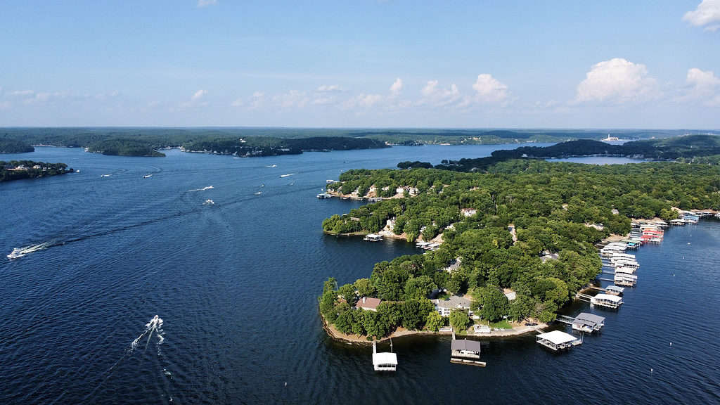 Warsaw, Missouri developed into a resort area with the Lake of the Ozarks