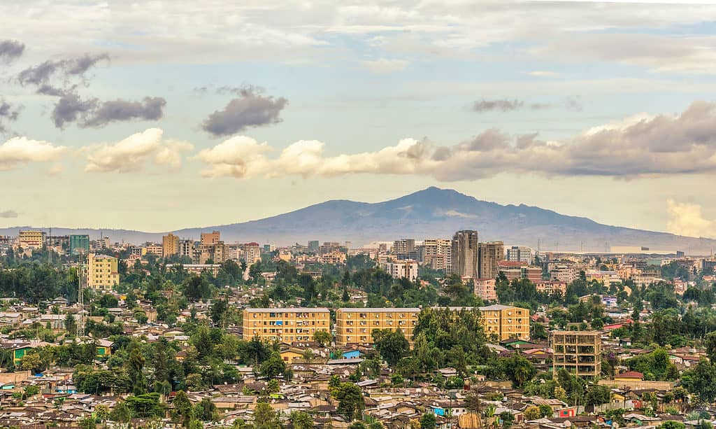 Addis Ababa, Ethiopia, City, Urban Skyline, Aerial View