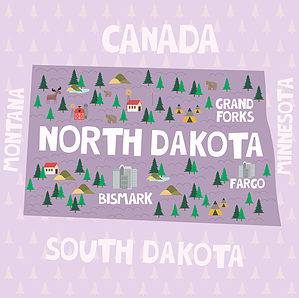 How Wide Is North Dakota? Total Distance from East to West Picture
