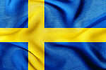 The flag of Sweden features yellow and blue.