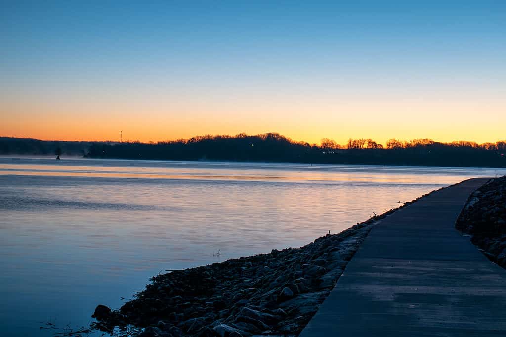 Lake Barkley, Kentucky third largest lake in the state.