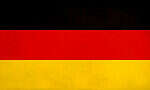 The flag of Germany has three horizontal stripes with black, red, and yellow.