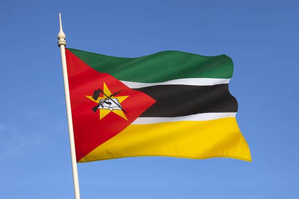 The Mozambique flag is a point of pride for its people.