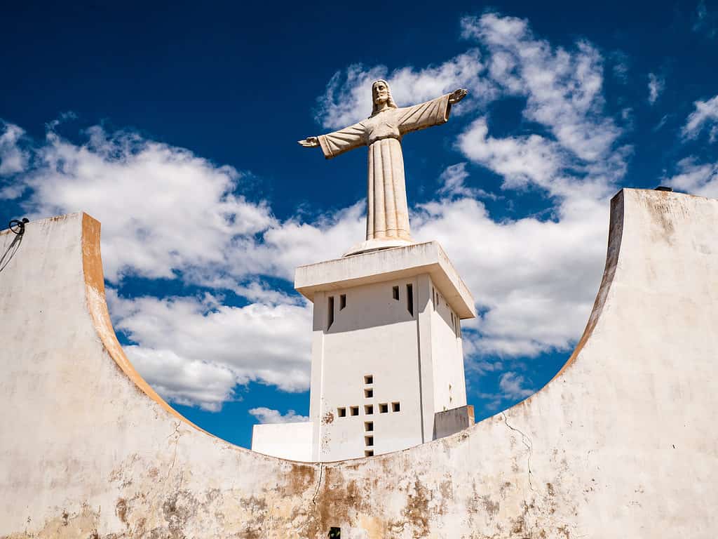 The Christ the King statue in Angola