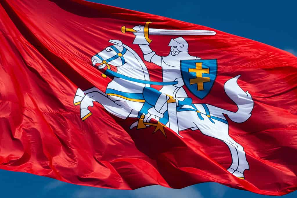 The historical flag of Lithuania hs been in use since the 15th century.