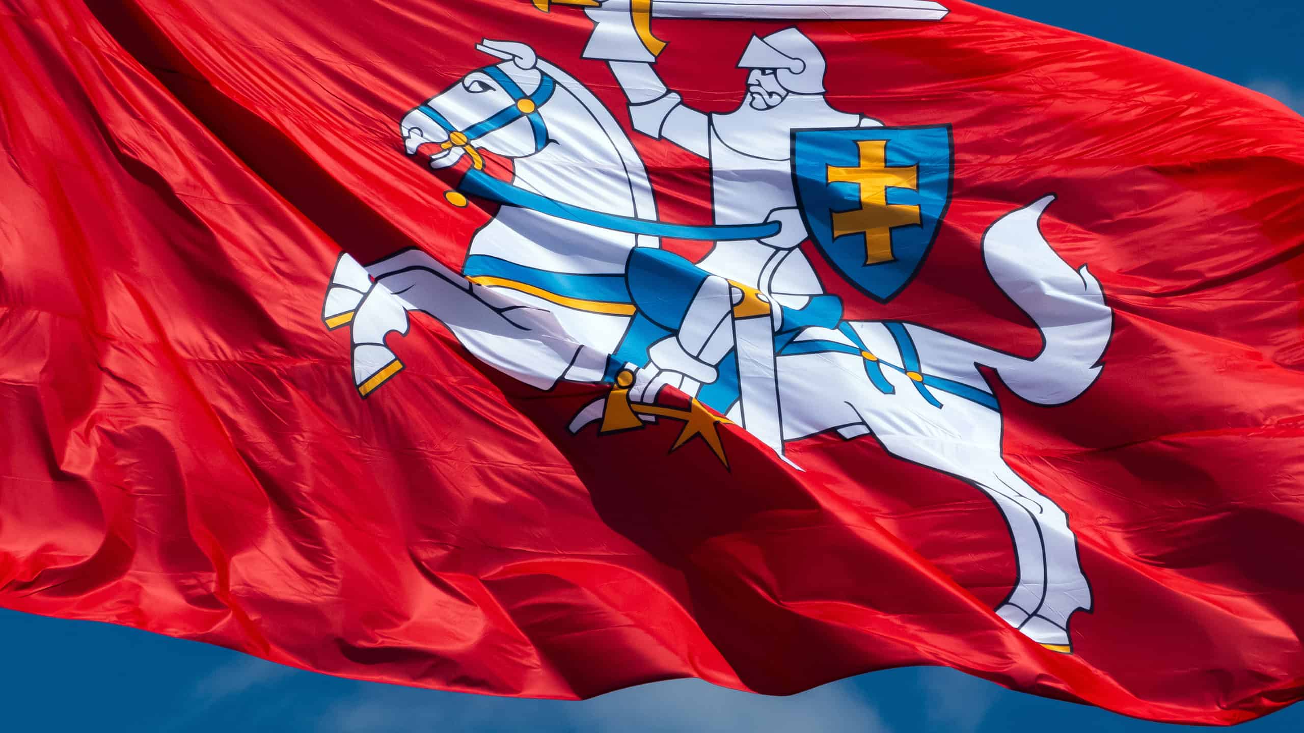 The historical flag of Lithuania hs been in use since the 15th century.